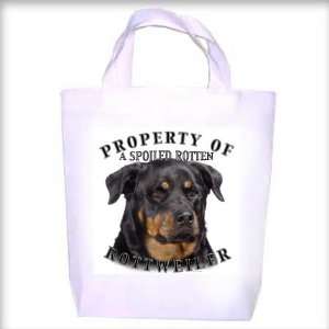  Rottweiler Property Shopping   Dog Toy   Tote Bag Patio 
