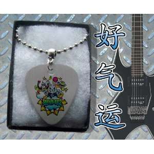 Blink 182 (Bunny) Metal Guitar Pick Necklace Boxed 