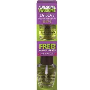  OPI Awesome Twosome Drip Dry Lacquer Drying Drops FREE Top 