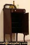 originally made about 1910 to hold sheet music this cabinet has a 