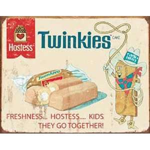  Hostess Metal Tin Sign Twinkies Freshness Kids Notalgia 