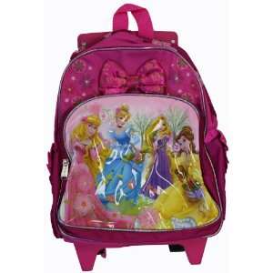  Assorted Disney Princess Toddler Rolling Backpack   Princess 