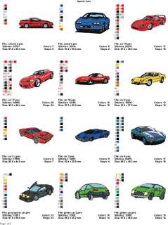SPORTS CARS (4x4)   LD MACHINE EMBROIDERY DESIGNS  