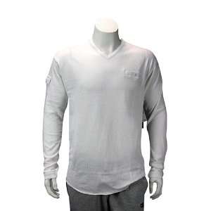  Jordan Craig Casual V Neck Thermal White. Size SM Sports 