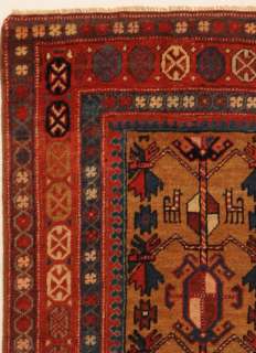Area Rugs Handmade Persian Carpet Wool Kazak 4 x 9  