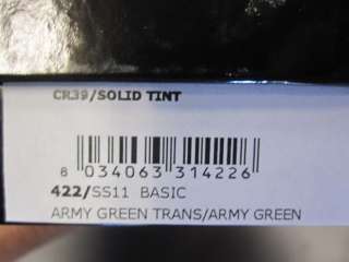 RetroSuperFuture Basic Army Green Translucent NIB $140  