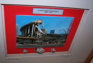 St Louis Cardinals Busch Stadium Baseball Plaque  
