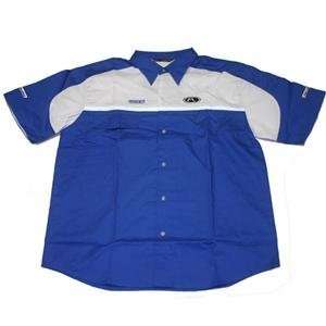 Fieldsheer Pit Shirt   Large/Blue/White Automotive