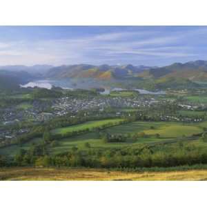  Keswick and Derwentwater from Latrigg Fell, Lake District 