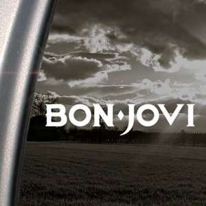  Bon Jovi Decal Jon Rock Band Truck Window Sticker 