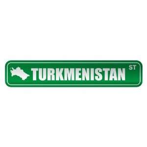   TURKMENISTAN ST  STREET SIGN COUNTRY