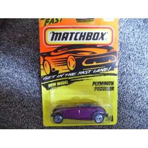  Matchbox,super Fast, Plymouth Prowler Collector #34(1994 