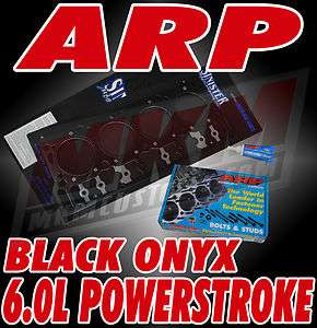 Ford Powerstroke ARP Head Studs/Black Onyx Gasket  