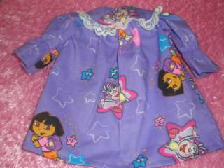 CLOTHES FOR BITTY BABY OR TWINS / AMERICAN GIRL PURPLE DORA NIGHTGOWN 