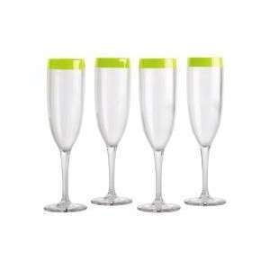  Tupperware Chic Dining Champagne Flutes