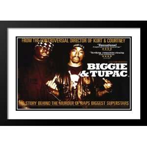 Biggie and Tupac 20x26 Framed and Double Matted Movie Poster   Style A