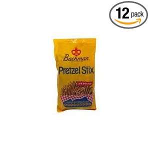 Bachman Pretzel Stix, 12.0 Oz Bags (Pack of 12)  Grocery 