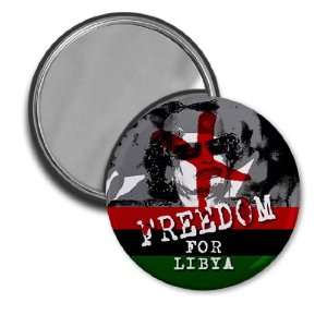  FREEDOM FOR LIBYA Revolution Politics 2.25 inch Glass 
