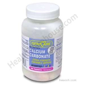 Calcium Carbonate Extra Strength Antacid (750mg)   96 Chewable Tablets