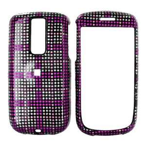  For TMobile MyTouch 3G Glitter Hard Case Plaid Pink Cell 