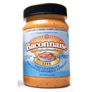 Baconnaise Lite The Ultimate Bacon Flavored Spread (15 oz)