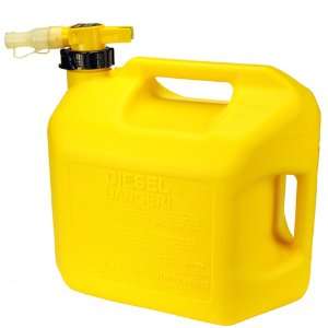  No Spill 5 Gallon Diesel Can (Yellow) Automotive