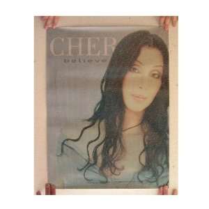  Cher Poster Young Believe Blue 
