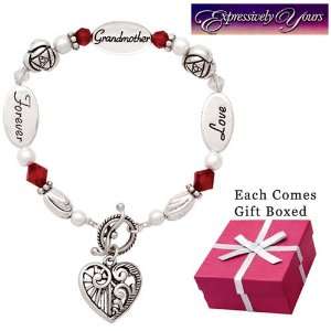  LOVE GRANDMOTHER FOREVER Expressively Yours Bracelet (Gift 