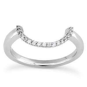  Fancy Diamond Engagement Band in Platinum Jewelry