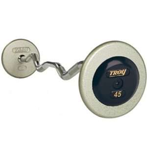  Troy 25 115 lb Gray Pro Style Curl Barbell Set Sports 