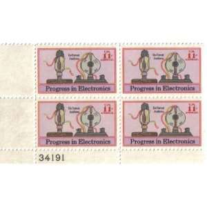 1973 PROGRESS IN ELECTRONICS Airmail #C86 Plate Block of 4 