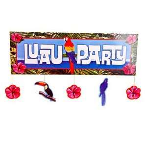  Tropical Paradise Luau Party Banner Toys & Games