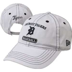  Detroit Tigers White Ballpark Adjustable Hat Sports 