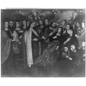  of Saint Gertrude,Painting by Baltasar de Figueroa