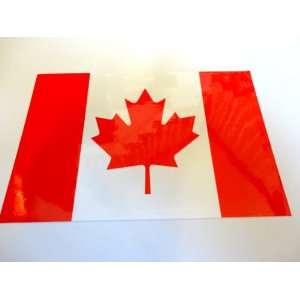 Canada flag window decal bumper sticker 4 x 6