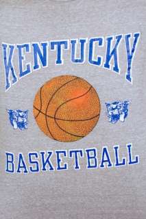 Vintage KENTUCKY WILDCATS Basketball t shirt MEDIUM 80s retro indie 