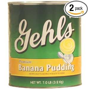 Gehls Banana Pudding, 112 Ounce (Pack of 2)  Grocery 