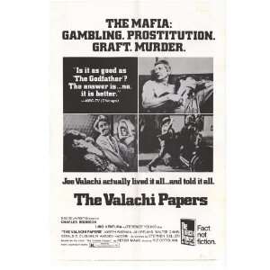The Valachi Papers Movie Poster (11 x 17 Inches   28cm x 44cm) (1972 