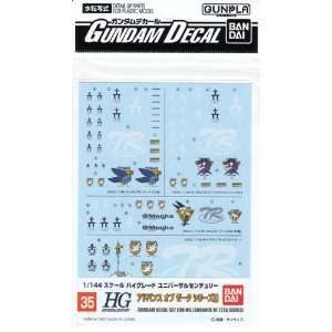  #35 Gundam Water Slide Decal   Gundam Decal Set for MS 