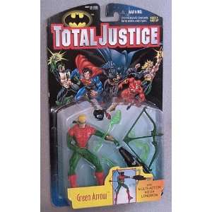    Total Justice Green Arrow Action Figure By Kenner Toys & Games