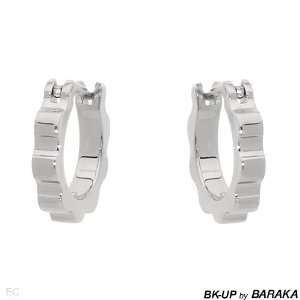   Well Made in Stainless steel Length 12mm BK UP by BARAKA Jewelry
