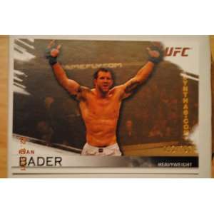  TOPPS 2011 UFC KNOCK OUT RYAN BADER #123/288 TRADING 