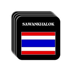  Thailand   SAWANKHALOK Set of 4 Mini Mousepad Coasters 