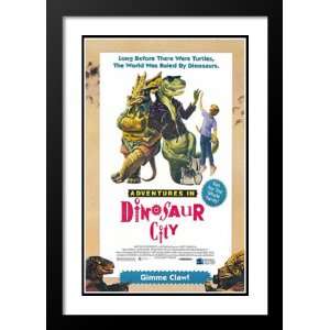   Dinosaur City 20x26 Framed and Double Matted Movie Poster Home