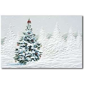  Birchcraft Studios 8594 Country Christmas Tree   Red Lined 