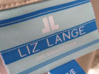 LIZ LANGE Khaki Short Sleeve Maternity Blazer Jacket 5  