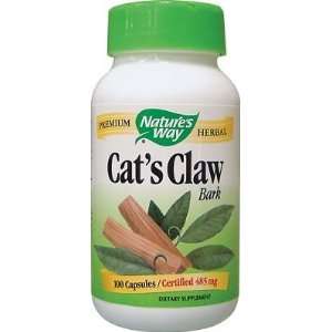  Natures Way Cats Claw Bark 100 Caps Health & Personal 
