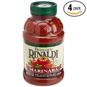 Francesco Rinaldi Traditional Marinara Pasta Sauce Jars, 45 Ounce 
