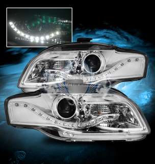 fits 06 08 audi a4 s4 rs4 chrome housing headlights that give your car 