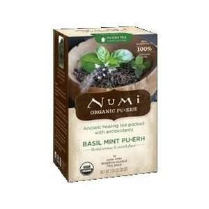 Numi Basil Mint Pu erh Tea (6x16 Bag) Health & Personal 